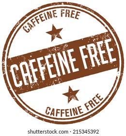 caffeine free stamp