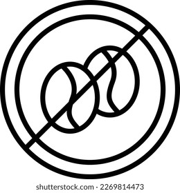 Caffeine Line Vector Icon Design