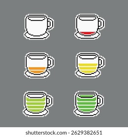 Caffeine Load, pixel art illustration