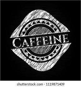 Caffeine on blackboard