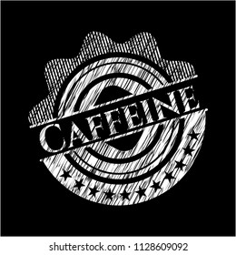 Caffeine on blackboard