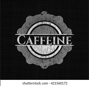 Caffeine on blackboard