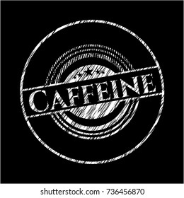 Caffeine on blackboard