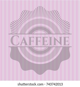 Caffeine retro pink emblem