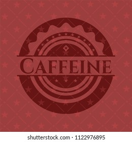 Caffeine retro red emblem