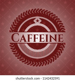 Caffeine retro red emblem