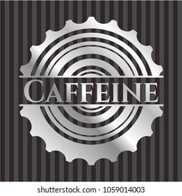 Caffeine silvery shiny emblem