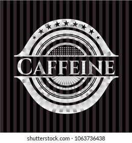 Caffeine silvery shiny emblem