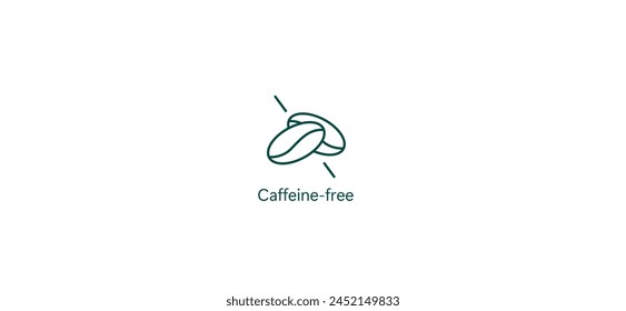 Icono sin cafeína: disfrute sin el diseño de Vector Buzz