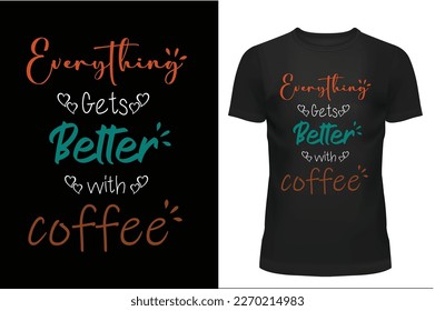 Caffeine-inspired style! This Sutter Stock coffee lover t-shirt design features fun and unique graphics, perfect for adding flair to any wardrobe. high pixel vector 