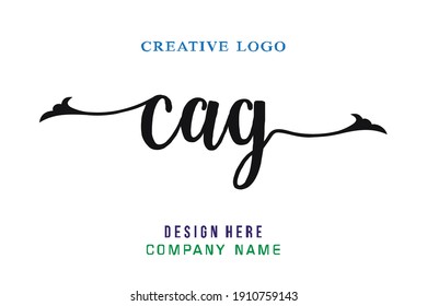 CAG lettering logo is simple, easy to understand and authoritative