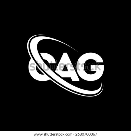CAG logo. CAG letter. CAG letter logo design. Intitials C AG logo linked with circle and uppercase monogram logo. CAG typography for technology, business and real estate brand.