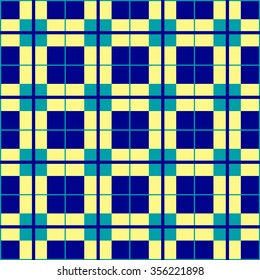 Cage backdrop pattern yellow blue