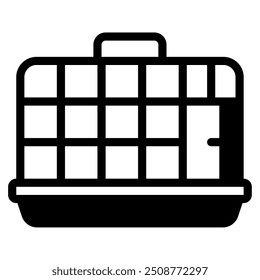 Cage cats equipment icon illustration