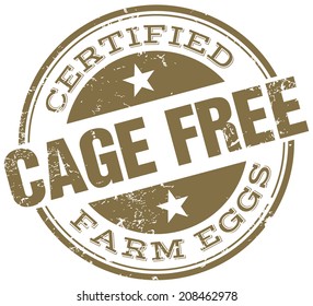 Cage Free Stamp