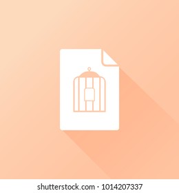 cage icon for animal
