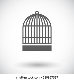 Cage icon. Flat vector related icon for web and mobile applications. It can be used as - logo, pictogram, icon, infographic element. Vector Illustration.