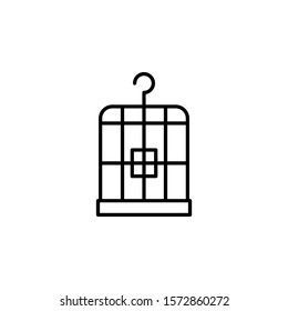 Cage icon, illustration design template