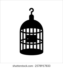 cage icon, illustration design template, with white background
