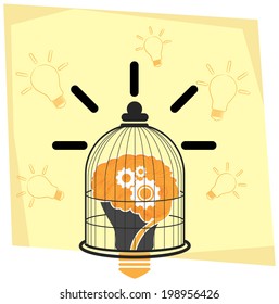 Caged Creativity - Illustration