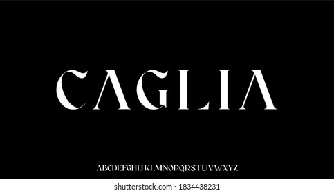 Caglia, The Luxury And Elegant Font Glamour Style