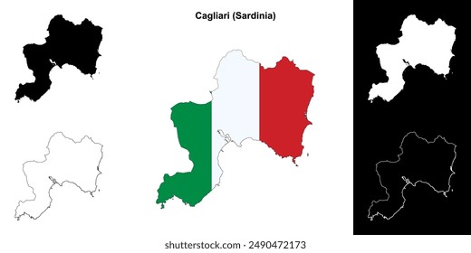 Mapa de la provincia de Cagliari