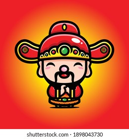 cai shen design the god of prosperity