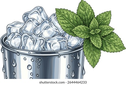 Caipirinha cocktail variations with lime slices, crushed ice and wooden muddlers. Watercolor illustration collection isolated on white background. Classic Brazilian drink.