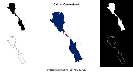 Conjunto de mapas de Cairns (Queensland)