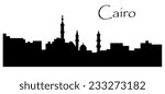 Cairo, Egypt (city silhouette)
