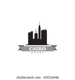 Cairo Egypt city symbol vector illustration