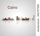 Cairo  skyline  for your design.