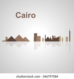 Cairo  skyline  for your design.