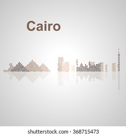 Cairo  skyline  for your design, concept Illustration.