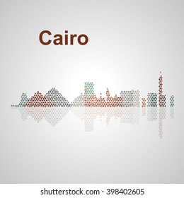 Cairo  skyline  for your design, concept Illustration.