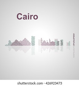 Cairo  skyline  for your design, concept Illustration.