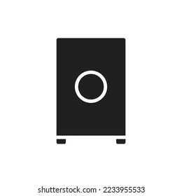 Cajon Filled Icon Vector Illustration