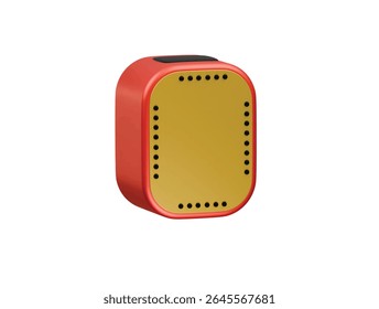 cajon icon 3d illustration render