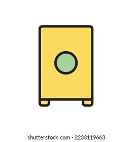 Cajon Simple Icon Vector Illustration