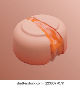 Cake 3D Illustration Suitable for any business and requirement