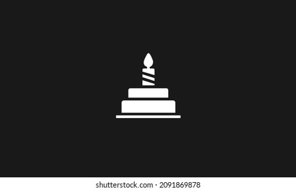 Cake abstract vector logo design