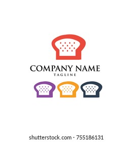 CAKE BAKERY BREAD PASTRY LOGO VECTOR