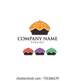 CAKE BAKERY BREAD PASTRY LOGO VECTOR