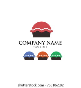 CAKE BAKERY BREAD PASTRY LOGO VECTOR