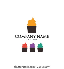 CAKE BAKERY BREAD PASTRY LOGO VECTOR