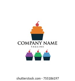 CAKE BAKERY BREAD PASTRY LOGO VECTOR