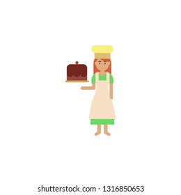 cake, bakery color icon. Element of color bakery illustration. Premium quality graphic design icon. Signs and symbols collection icon for websites, web design, mobile app