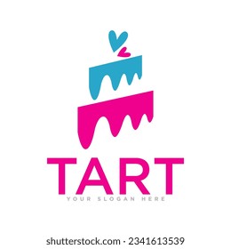 Cake Bakery Logo Design Illustration