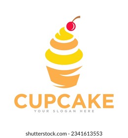 Cake Bakery Logo Design Illustration