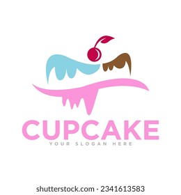Cake Bakery Logo Design Illustration
